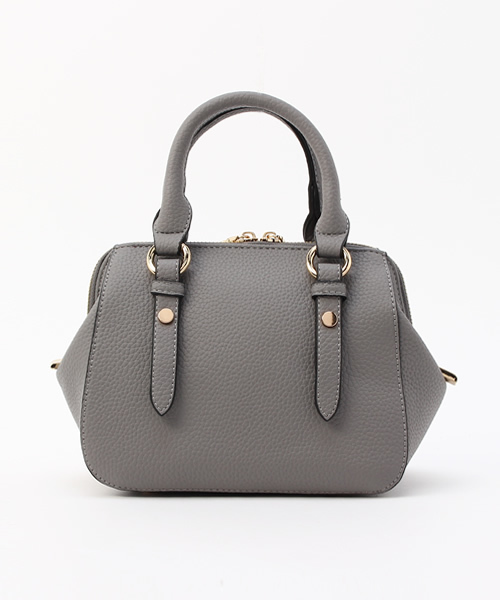 PLAIN CLOTHING（プレーンクロージング）の「ミニボストンバッグ/ショルダーバッグ【PLAIN CLOTHING】（ショルダーバッグ・レディース・オフホワイト/ブルー/ダークグレー/ブラウン/ブラック・FREE）」の14枚目の写真