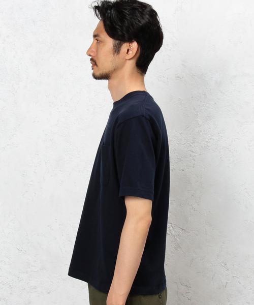 green label relaxing（グリーンレーベルリラクシング）の「STD GLR ツリテンジクＴシャツ◆（Tシャツ/カットソー・メンズ・ブラウン/オフホワイト/オリーブ/ネイビー・MEDIUM/SMALL/LARGE）」の7枚目の写真