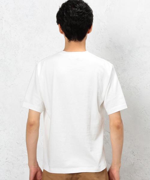 green label relaxing（グリーンレーベルリラクシング）の「STD GLR ツリテンジクＴシャツ◆（Tシャツ/カットソー・メンズ・ブラウン/オフホワイト/オリーブ/ネイビー・MEDIUM/SMALL/LARGE）」の15枚目の写真