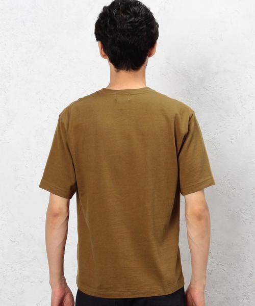 green label relaxing（グリーンレーベルリラクシング）の「STD GLR ツリテンジクＴシャツ◆（Tシャツ/カットソー・メンズ・ブラウン/オフホワイト/オリーブ/ネイビー・MEDIUM/SMALL/LARGE）」の17枚目の写真