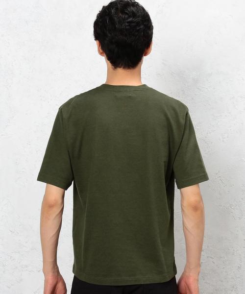 green label relaxing（グリーンレーベルリラクシング）の「STD GLR ツリテンジクＴシャツ◆（Tシャツ/カットソー・メンズ・ブラウン/オフホワイト/オリーブ/ネイビー・MEDIUM/SMALL/LARGE）」の11枚目の写真