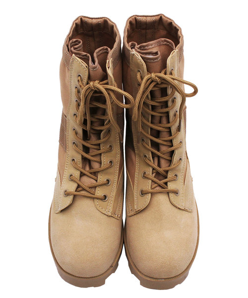 219 ジャングルブーツ 迷彩 サイズ　US 8W U.S.ARMY ジャングルブーツ レプリカ 8W 26cm相当 米軍 NAM戦 ベージュ