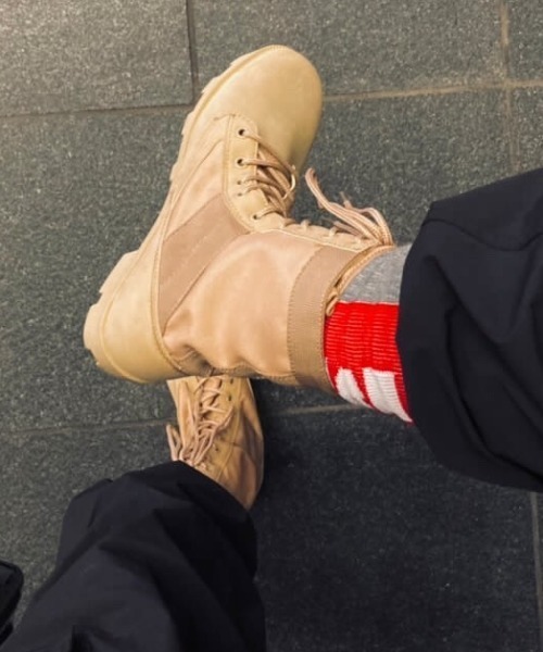 8(eight)(エイト)の「アメリカ軍ジャングルブーツ(ブーツ・メンズ・ベージュ・28.0cm/26.0cm/25.0cm/29.0cm/27.0cm/24.0cm)」の14枚目の写真