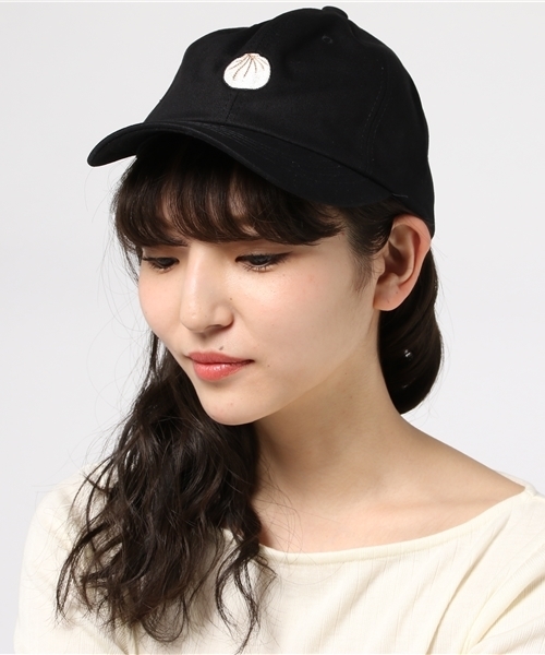 PUNYUS(プニュズ)の「フードワンポイントCAP(キャップ・レディース・ライトピンク/ブラック/ホワイト・FREE)」の10枚目の写真