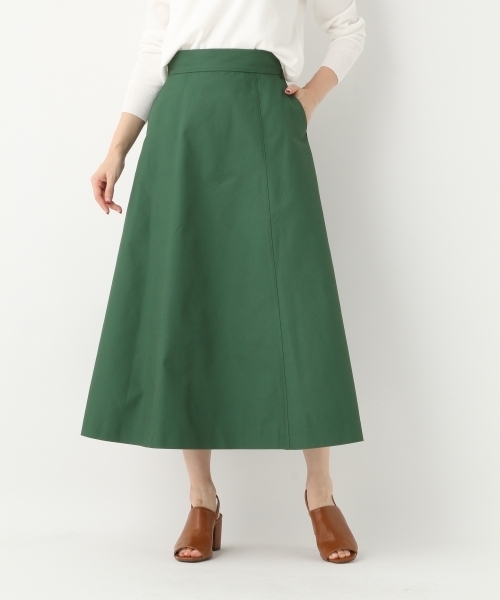 A part by(アパートバイ)の「TCチノロングフレアスカート 746735 (スカート・レディース・ブラック/イエロー/ベージュ/グリーン・LARGE/MEDIUM)」の3枚目の写真