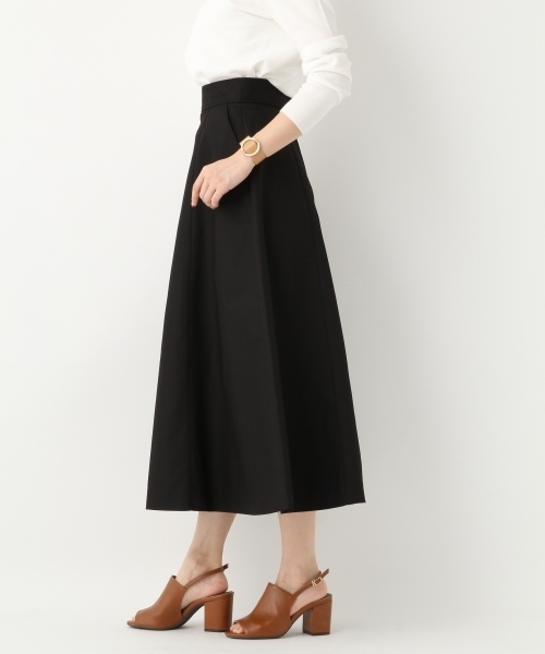 A part by(アパートバイ)の「TCチノロングフレアスカート 746735 (スカート・レディース・ブラック/イエロー/ベージュ/グリーン・LARGE/MEDIUM)」の9枚目の写真