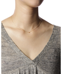 PT 0.602 ct H I-1 VERYGOOD ネックレス コード] K10YG イニシャル ネックレス（761839-761847） ｜ women