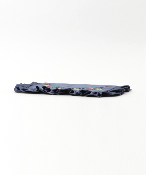 ASZAKKA（アザッカ）の「乙女フリル♪刺繍クラッチ【バッグ】（クラッチバッグ・レディース・ネイビー/ピンク・FREE）」の4枚目の写真