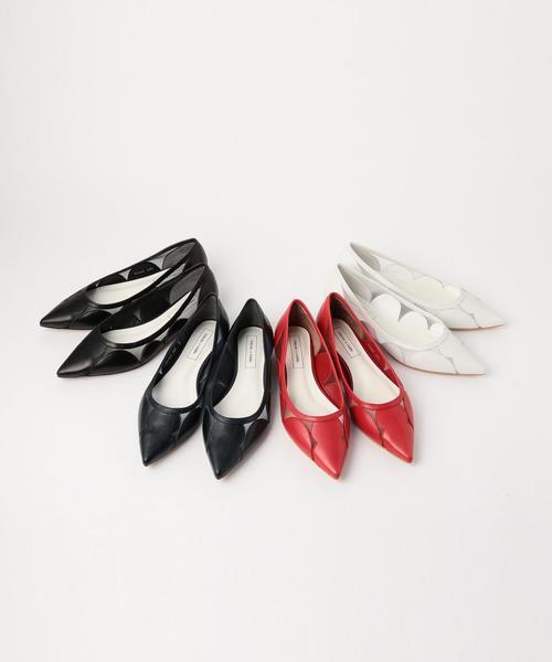 ODETTE E ODILE（オデットエオディール）の「OFD ドットライン CT15（パンプス・レディース・ブラック/レッド/ネイビー/ホワイト・23cm/22cm/22.5cm/24cm/23.5cm/24.5cm）」の13枚目の写真