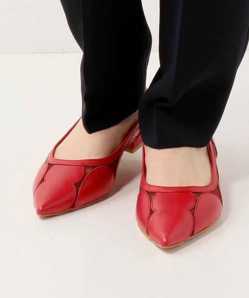 ODETTE E ODILE（オデットエオディール）の「OFD ドットライン CT15（パンプス・レディース・ブラック/レッド/ネイビー/ホワイト・23cm/22cm/22.5cm/24cm/23.5cm/24.5cm）」の17枚目の写真