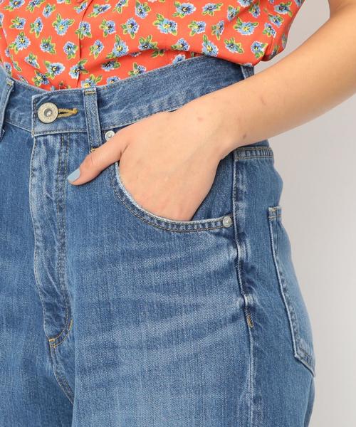 Another Edition（アナザーエディション）の「JAPAN DENIM　テーパードシルエット ◆（デニムパンツ・レディース・コバルトブルー/ライトブルー・SMALL/MEDIUM）」の12枚目の写真