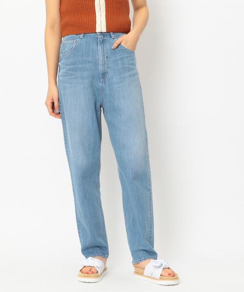 Another Edition（アナザーエディション）の「JAPAN DENIM　テーパードシルエット ◆（デニムパンツ・レディース・コバルトブルー/ライトブルー・SMALL/MEDIUM）」の10枚目の写真