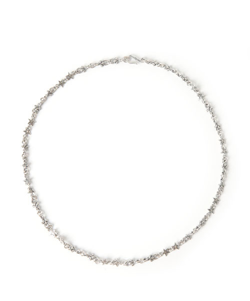 ROYAL ORDER(ロイヤルオーダー)の「STARSHINE NECKLACE w/ TINY FLEUR DE LIS AND HOOK(ネックレス・メンズ・シルバー・フリ-)」の3枚目の写真
