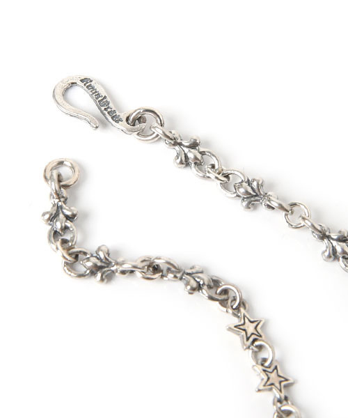 ROYAL ORDER(ロイヤルオーダー)の「STARSHINE NECKLACE w/ TINY FLEUR DE LIS AND HOOK(ネックレス・メンズ・シルバー・フリ-)」の5枚目の写真