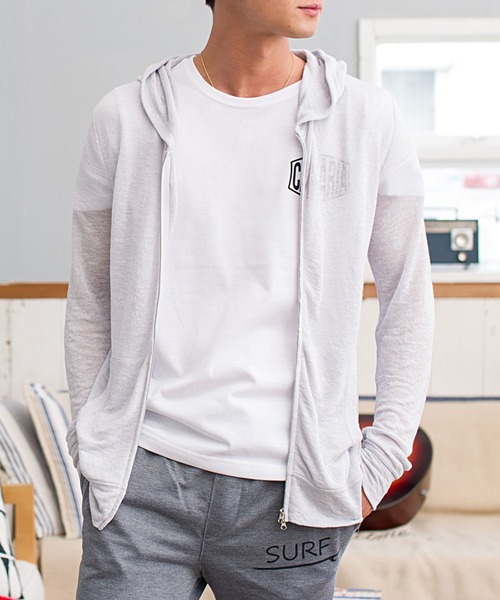 セール 薄手ニット サマーカラーダブルジップアップパーカー Vibd15 12 パーカー Vicci ビッチ のファッション通販 Zozotown