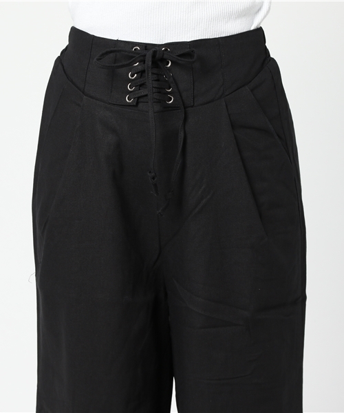 MERLOT（メルロー）の「スピンドルハイウエストワイドパンツ1081（その他パンツ・レディース・レッド/カーキ/ブラック/ネイビー・FREE）」の11枚目の写真