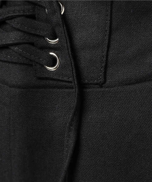 MERLOT（メルロー）の「スピンドルハイウエストワイドパンツ1081（その他パンツ・レディース・レッド/カーキ/ブラック/ネイビー・FREE）」の7枚目の写真