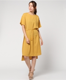 LBC | タッセルベルト付きスリットワンピース        (ワンピース)