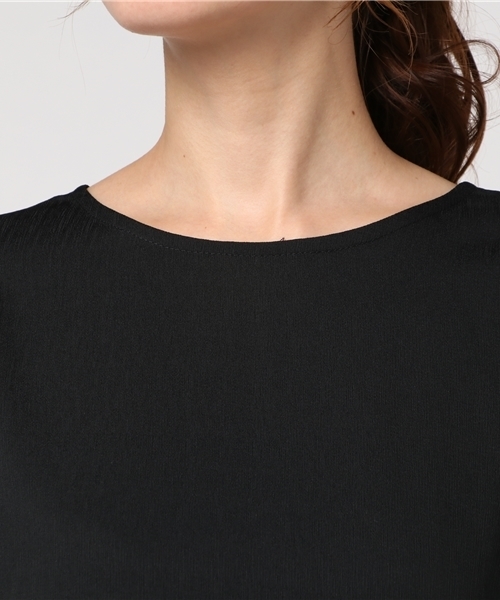 LBC（エルビーシー）の「タッセルベルト付きスリットワンピース        （ワンピース・レディース・マスタード/ブラック/ブルー・LARGE/MEDIUM）」の7枚目の写真