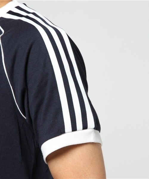 adidas（アディダス）の「オリジナルス Tシャツ [OS CALI TEE]（Tシャツ/カットソー・メンズ・ブルー/オレンジ・SMALL/LARGE/MEDIUM/X-SMALL/X-LARGE）」の6枚目の写真