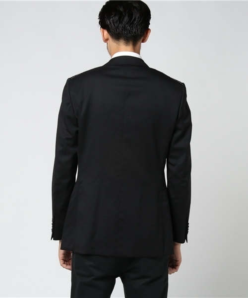ABAHOUSE（アバハウス）の「【NEW ZEALAND WOOL】ウールツイルジャケット（セットアップ・メンズ・ブラック/グレー/ネイビー・4/3/5）」の5枚目の写真
