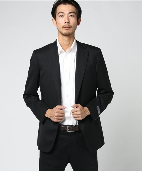 ABAHOUSE（アバハウス）の「【NEW ZEALAND WOOL】ウールツイルジャケット（セットアップ・メンズ・ブラック/グレー/ネイビー・4/3/5）」の6枚目の写真
