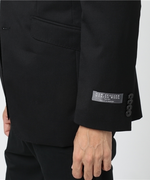 ABAHOUSE（アバハウス）の「【NEW ZEALAND WOOL】ウールツイルジャケット（セットアップ・メンズ・ブラック/グレー/ネイビー・4/3/5）」の8枚目の写真