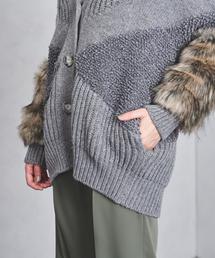 ステラマッカートニー ファー　カーディガン STELLA McCARTNEY（ステラマッカートニー）の「＜STELLA
