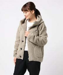 [Gymphlex/ジムフレックス] ボアフードパーカージャケット