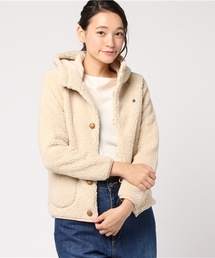 [Gymphlex/ジムフレックス] ボアフードパーカージャケット