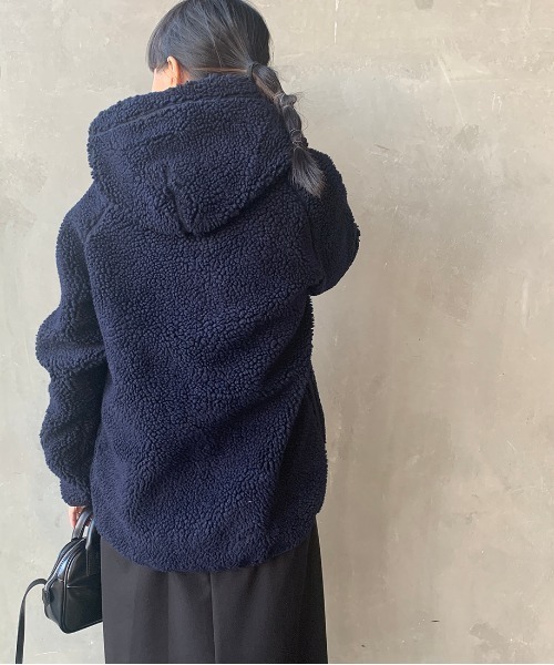 Gymphlex/ジムフレックス] ボアフードパーカージャケット（その他