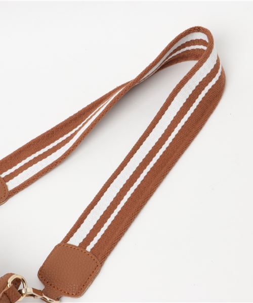 PLAIN CLOTHING（プレーンクロージング）の「フェイクレザー巾着バッグ【PLAIN CLOTHING】（ショルダーバッグ・レディース・モカ/ブラック/ボルドー/キャメル・FREE）」の8枚目の写真