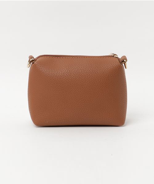 PLAIN CLOTHING（プレーンクロージング）の「フェイクレザー巾着バッグ【PLAIN CLOTHING】（ショルダーバッグ・レディース・モカ/ブラック/ボルドー/キャメル・FREE）」の11枚目の写真