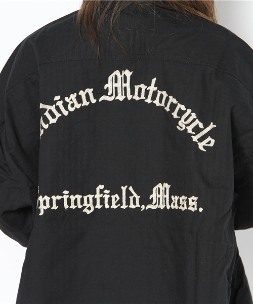 Kastane（カスタネ）の「ワッペン付き刺繍シャツ（シャツ/ブラウス・レディース・オフホワイト/ブラック・FREE）」の8枚目の写真