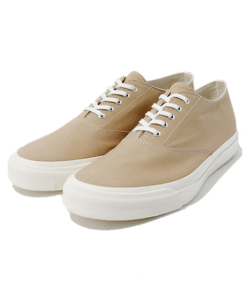 BEAMS（ビームス）の「○O.ｶﾗｰｷｬﾝﾊﾞｽDECK（スニーカー・メンズ・ベージュ/オレンジ/オリーブ/ブルー/ネイビー・25/25.5/26/26.5/27/27.5）」の2枚目の写真