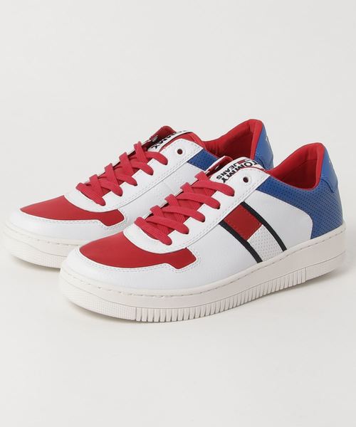 tommy jeans（トミー ジーンズ）の「Tommyバスケットスニーカー（スニーカー・メンズ・マルチ/ブラック・41/42/43）」の2枚目の写真