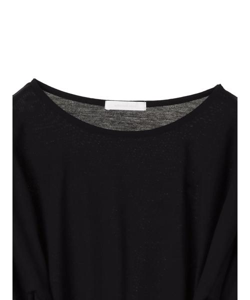 AMERICAN HOLIC(アメリカンホリック)の「・ウエストリボン付カットプルオーバー(Tシャツ/カットソー・レディース・ネイビー/ベージュ/カーキ/マスタード・FREE)」の8枚目の写真