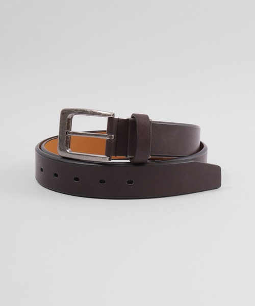 GLOBE SELECT(グローブセレクト)の「35mm PUプレーンベルト(ベルト・メンズ・ブラック/ネイビー/ブラウン/キャメル・FREE)」の3枚目の写真