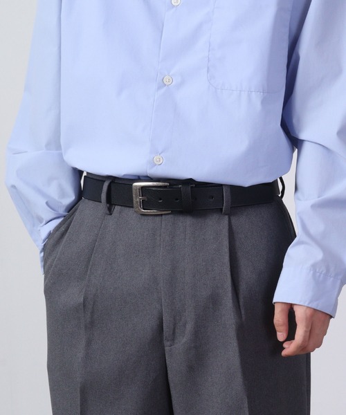 GLOBE SELECT(グローブセレクト)の「35mm PUプレーンベルト(ベルト・メンズ・ブラック/ネイビー/ブラウン/キャメル・FREE)」の5枚目の写真
