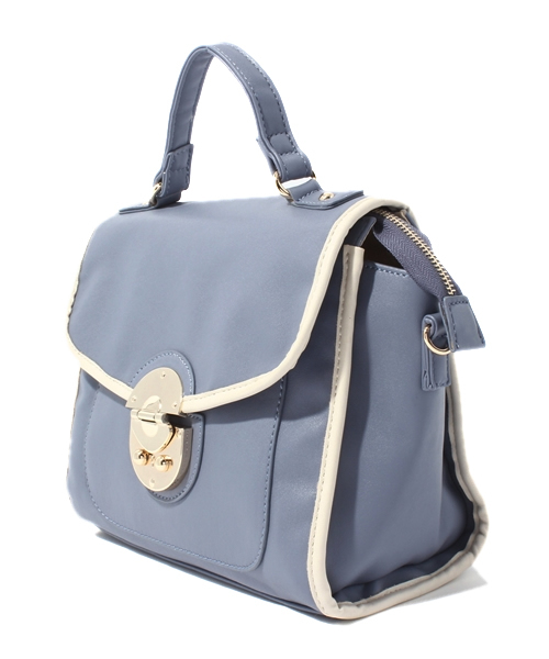 MAJESTIC LEGON（マジェスティックレゴン）の「かっちりミニショルダー（ショルダーバッグ・レディース・ピンク/ブルー/ブラック・FREE）」の4枚目の写真