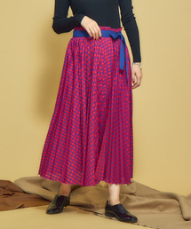 Abahouse Devinette | チェックプリーツスカート(スカート)