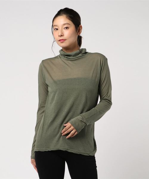 Plantation(プランテーション)の「エジプトコットン(Tシャツ/カットソー・レディース・ホワイト/ライトグレー/ブラック/カーキ/イエロー/ブルー・M size)」の12枚目の写真