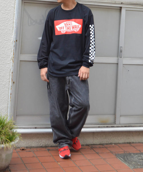 VANS(バンズ)の「VANS ヴァンズ SK8 袖プリントロングスリーブTシャツ(Tシャツ/カットソー・メンズ・ホワイト/ブラック・S/M/L/XL)」の5枚目の写真