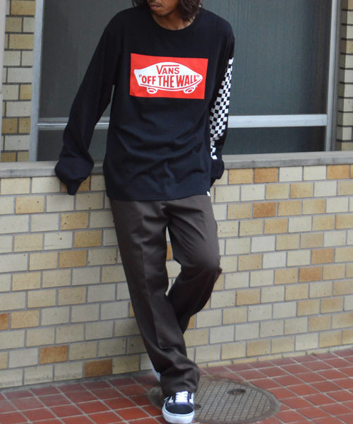VANS(バンズ)の「VANS ヴァンズ SK8 袖プリントロングスリーブTシャツ(Tシャツ/カットソー・メンズ・ホワイト/ブラック・S/M/L/XL)」の7枚目の写真