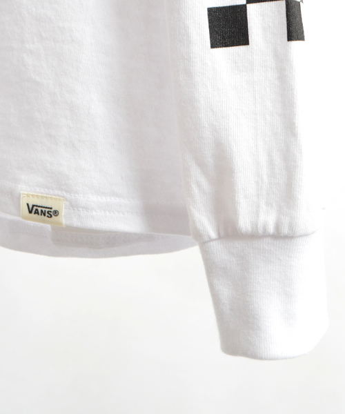 VANS(バンズ)の「VANS ヴァンズ SK8 袖プリントロングスリーブTシャツ(Tシャツ/カットソー・メンズ・ホワイト/ブラック・S/M/L/XL)」の11枚目の写真