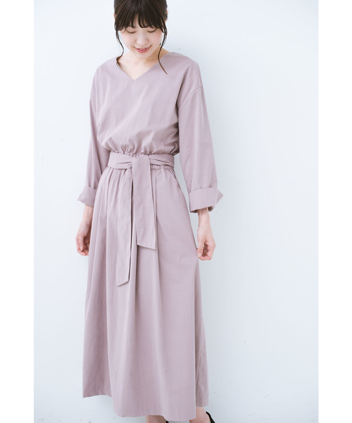 Haco ハコ の 恋が恋しい季節に一歩踏み出す ウエストリボンのフェミニンワンピース ワンピース Wear