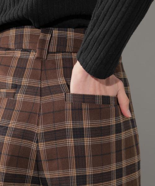 PAGEBOY（ページボーイ）の「チェックワイドパンツ（その他パンツ・レディース・ホワイト系その他/ブラウン系その他/ブルー系その他・SMALL/MEDIUM）」の11枚目の写真