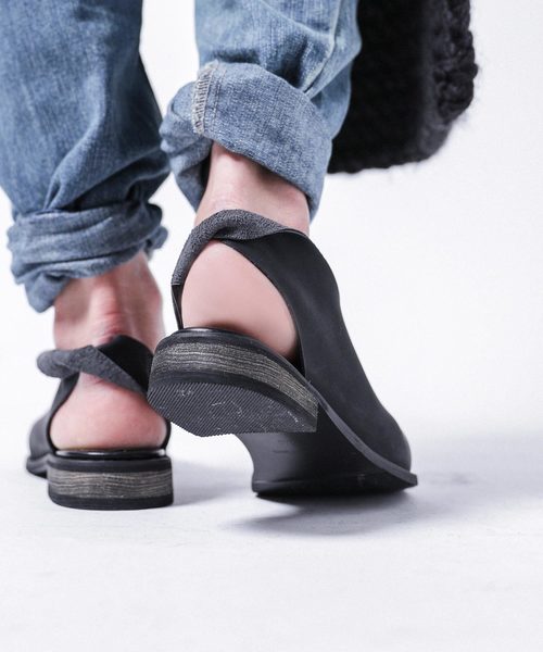 antiqua(アンティカ)の「オープンバックシューズ(スリッポン・レディース・ブラック・23.5cm/24.5cm/23.0cm/24.0cm/25.0cm)」の8枚目の写真