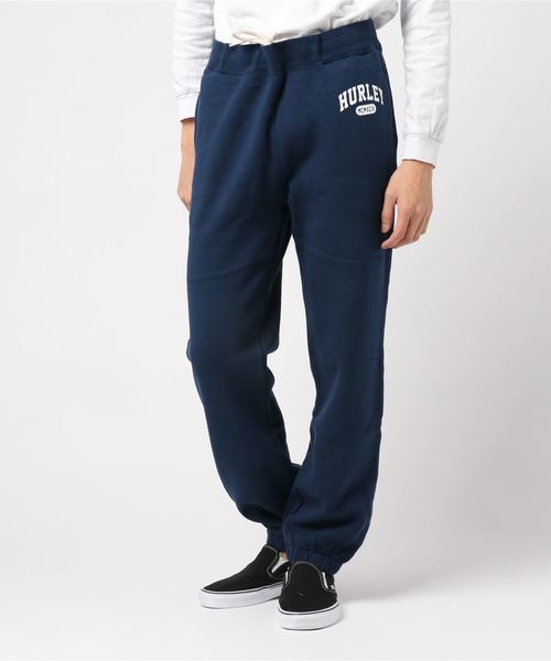 Hurley (ハーレー)の「HURLEY 99 FLEECE PANTS(スウェットパンツ・メンズ・グレー/ネイビー・MEDIUM/LARGE)」の2枚目の写真