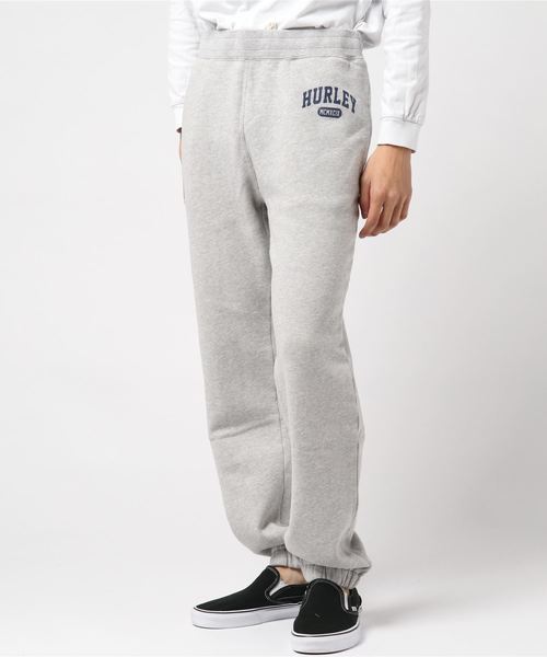 Hurley (ハーレー)の「HURLEY 99 FLEECE PANTS(スウェットパンツ・メンズ・グレー/ネイビー・MEDIUM/LARGE)」の1枚目の写真